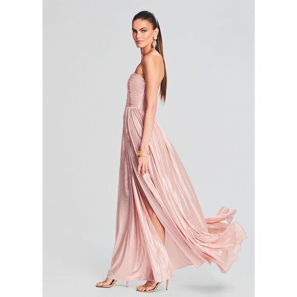 Retrofete MADELEINE Maxi Dress pink Large - Picture 3 of 11